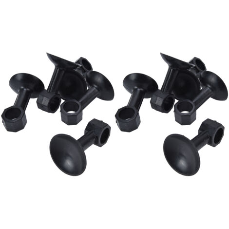 10Pcs Round Rubber Washer Door Stopper Washing Machine Door Holder Prop Holder for Front Load TypeBlack