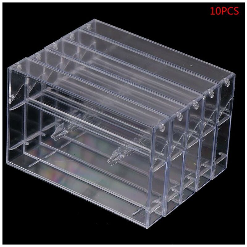 10Pcs scatola di Cassette antipolvere trasparente