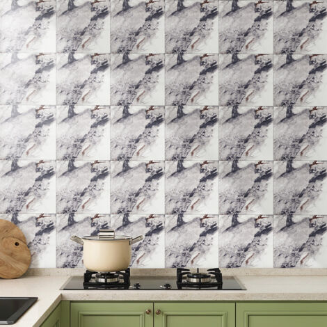 10pcs Self-Adhesive Marble Wallpapers