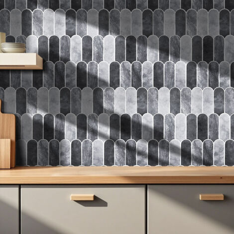 10Pcs Self-Adhesive Wall Tile Stickers