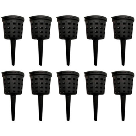 10pcs / Set d'engrais Couvercle Panier Bonsai Plantation pépinière d'engrais Boîte à Outils Automatique Jardinage Fournitures de Jardinage Pépinière Automatique fertilisation Engrais Box