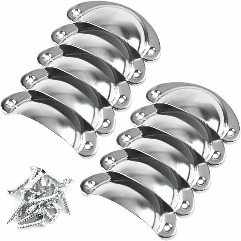 Great Fair - 10pcs Shell Cassetto Tira Maniglia