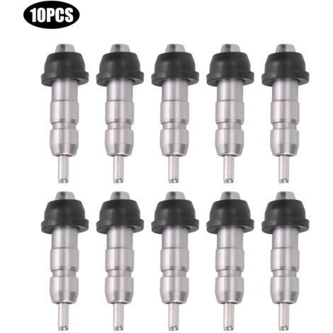 10Pcs Stainless Steel Automatic Chicken Feeder Nipple Water Drinker Equipment Livestock Accessory
