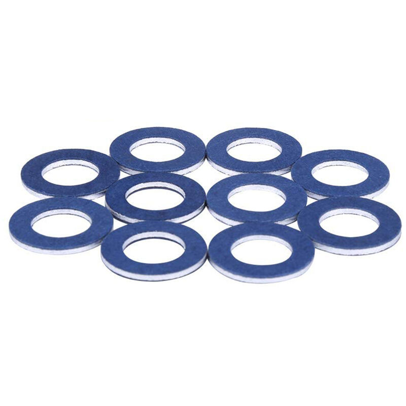 10Pcs Tappo di Scarico Olio Rondelle Guarnizioni