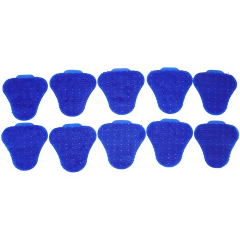 10pcs Urinal Screen Deodorizers Triangle Anti Splash Deodorizer Scented Urinal Screen Mat for Restroom Blue