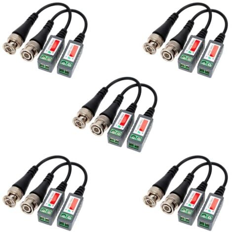 HOUSECURITY 10pcs video balun transmitters utp cable cat.5 bnc 600 metres pour camera dvr-a2 Autre accessoire de vidéosurveillance