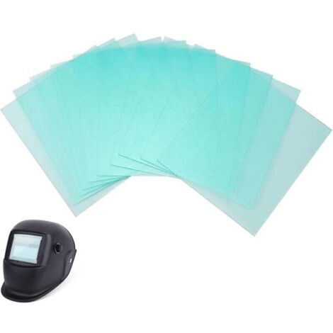 10pcs Welding Helmet Lens Cover, Welding Protective Lens Replacement, Transparent Lens Cover