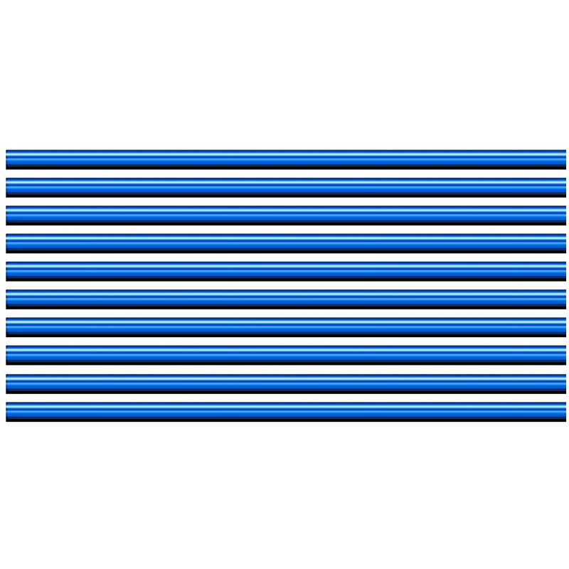 10PCS Auto-Klimaanlagen-Dekostreifen, blau – Blau | 00755924051651