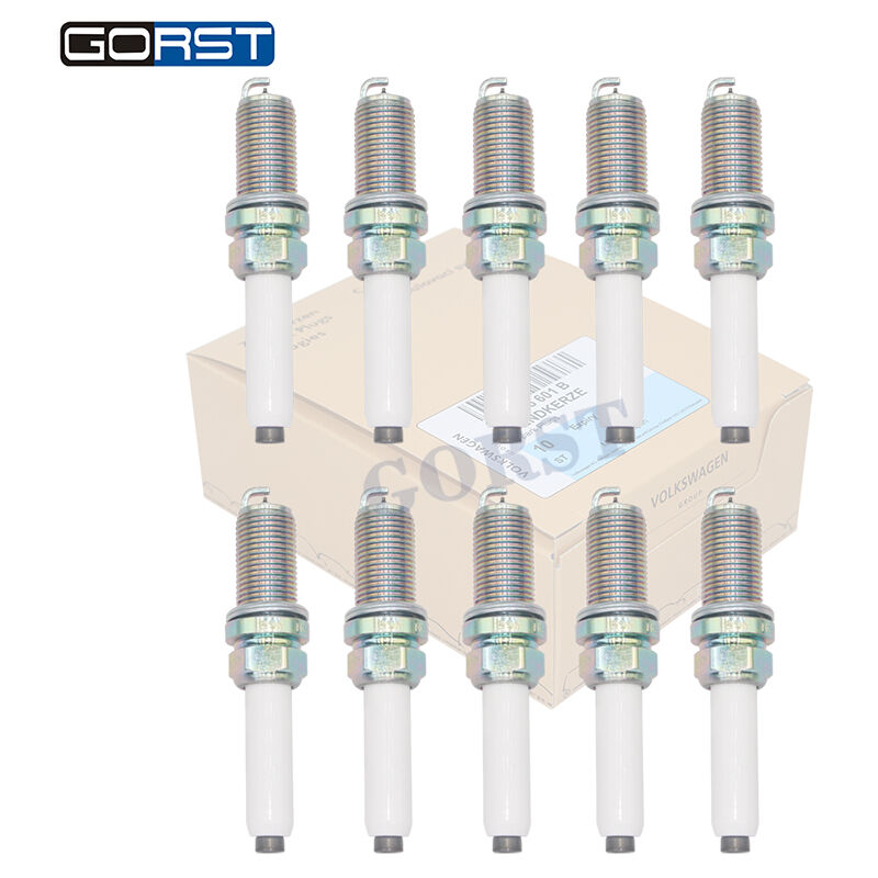 10Pcs Zündkerze 06K905601B Für Audi A3 A6 Quattro VW Golf Jetta L4 06K905621 06K905611C Zündung System | 04537371410955 10Pcs Zündkerze 06K905601B Für Audi A3 A6 Quattro VW Golf Jetta L4 06K905621 06K905611C Zündung System | 04537371410955