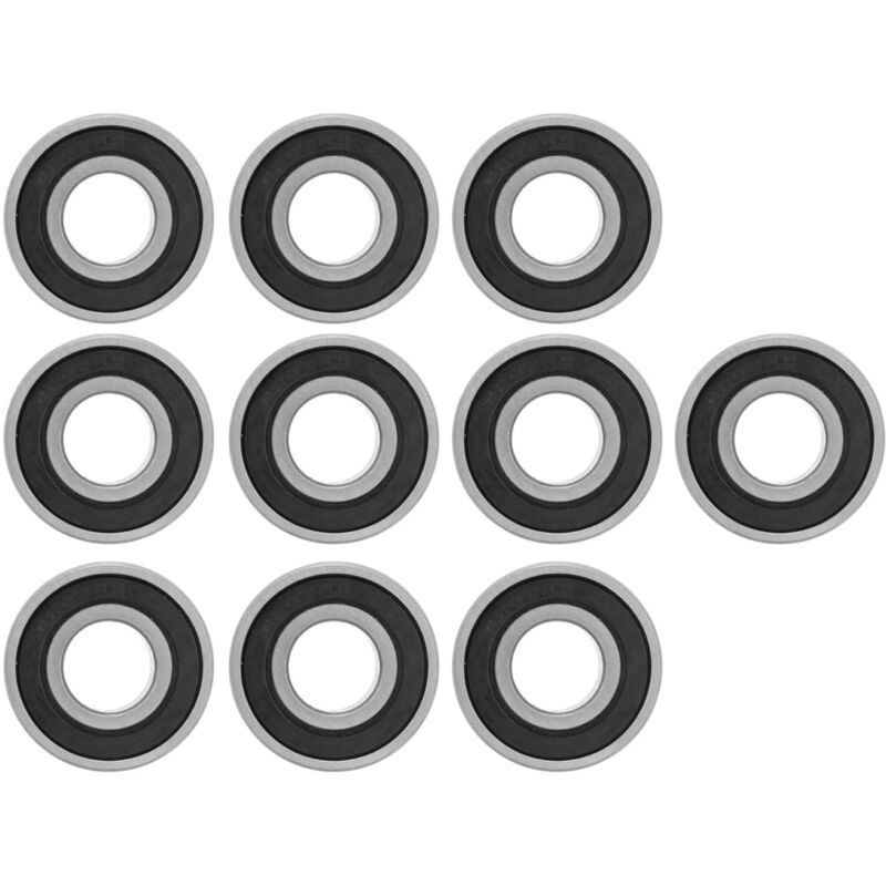 10Pièces 15 x 35mm Roulement à gorge profonde 6202 rs, Roulements à Billes de Cannelure Profonde Scellé par Caoutchouc Roulement a bille