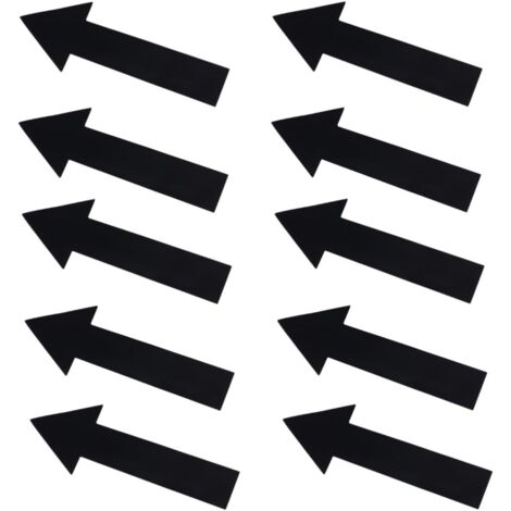 10pièces Autocollants De Sol Amovibles Pvc De Stickers Flèches Pour