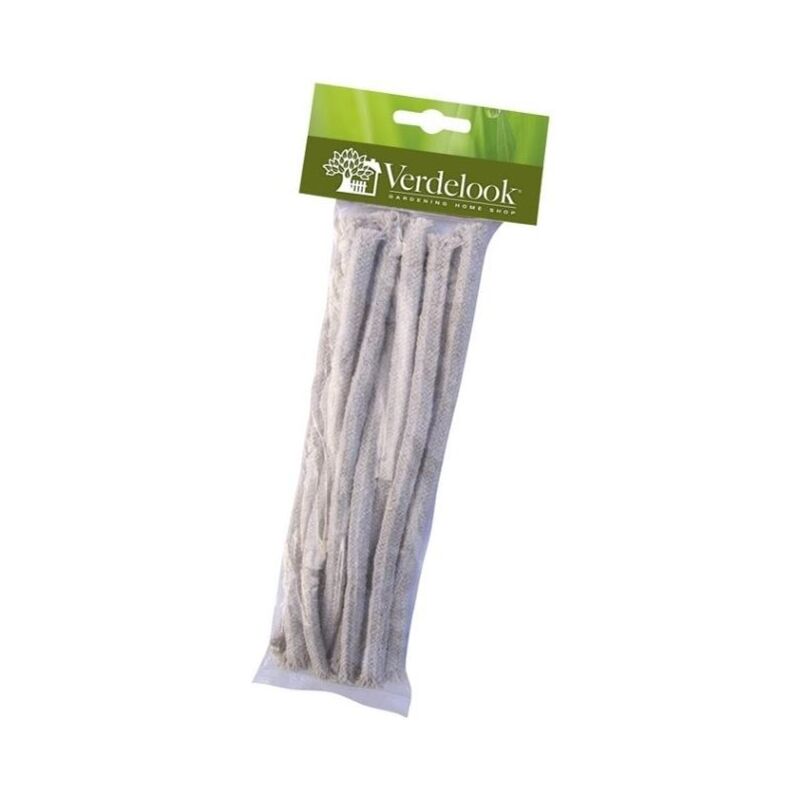 Lot de 10 mèches de torche - Longueur 22 cm