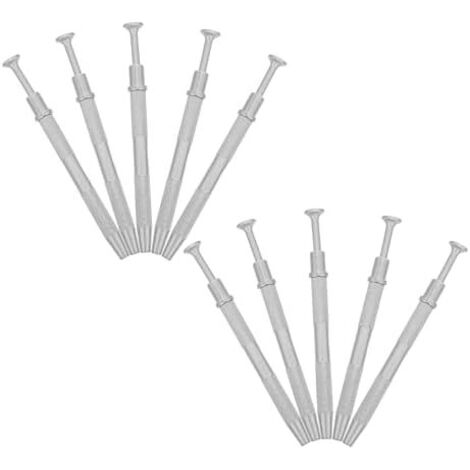 10pièces Outil de Préhension pour Bijoutier à Griffes Pince Type Stylo Composants Électroniques Extraction Petites et Réparations par Vis Bille -