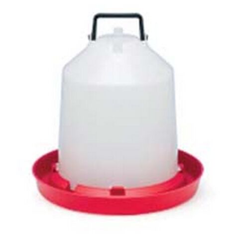 10PZ ABBEVERATOI A  A SIFONE IN PLASTICA CON MANICO PER POLLI - lt.10