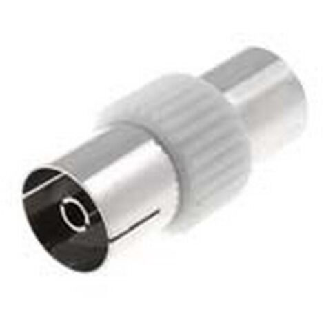 10PZ ADATTATORE TV COASSIALE PRESA-PRESA - ø mm.9,5