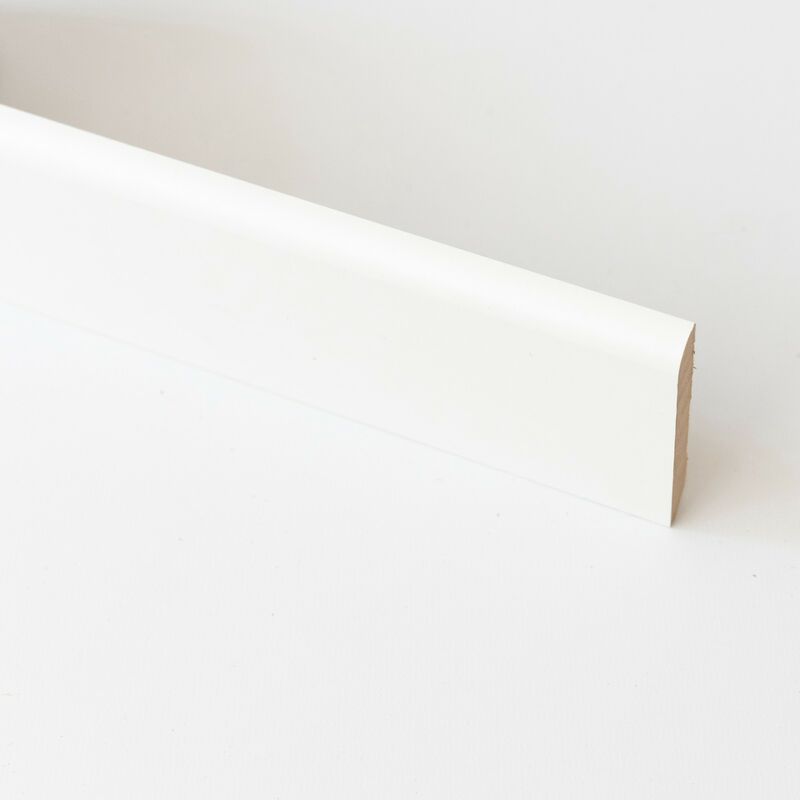 Nextradeitalia - 10PZ battiscopa in mdf bianco