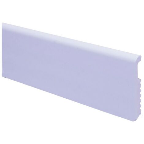 10PZ BATTISCOPA POLISTIRENE LISCIO alluminio