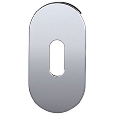 10PZ BOCCHETTA OVALE BASSA(MM6) INOX SATINATO FORO PATENT