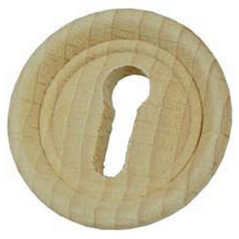 10PZ BOCCHETTE MOBILI LEGNO FAGGIO GREZZO INCASSO  mm34 incasso  mm27