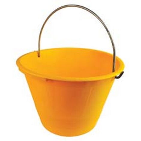 10PZ CALDARELLA DA MURATORE GIALLA - ø cm.36 - lt.10