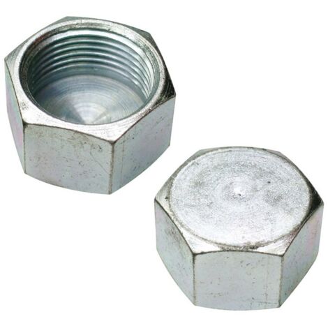 10PZ CALOTTA ESAGONALE IN ACCIAIO ZINCATO Figura 300  mis. 3/8