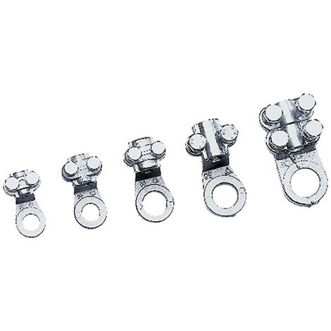 10PZ CAPICORDA A MORSETTO sezione mmq 50 - foro mm 15
