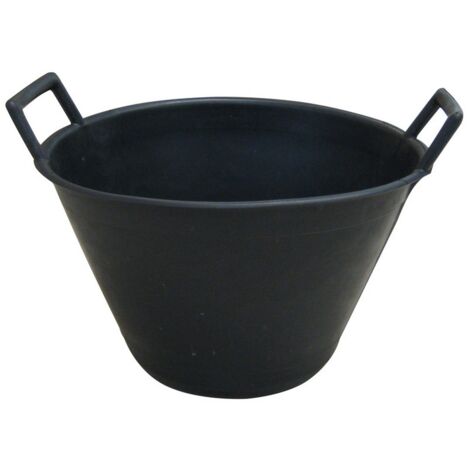 10PZ CARDARELLA IN PLASTICA 2 MANICI Lt. 10 Ø cm. 34 - Nera