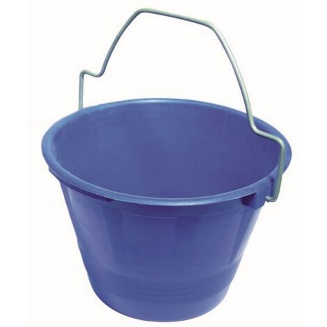 10PZ CARDARELLA IN PLASTICA ANTINFORTUNISTICA Lt. 12 Ï cm. 36 - Blu