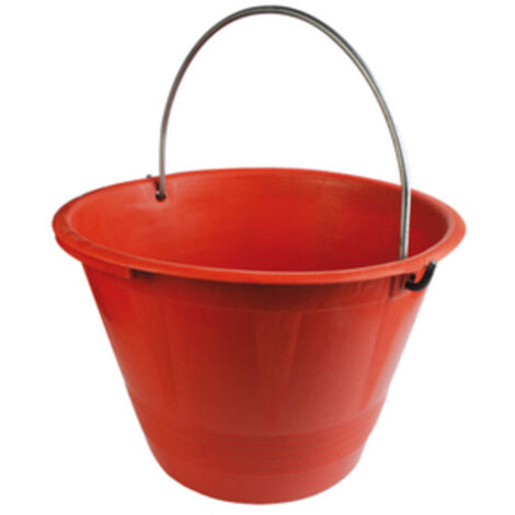 10PZ CARDARELLA IN PLASTICA CON ARCO COLORE ROSSO DIAMETRO 36