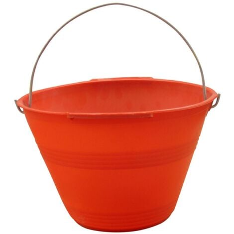 10PZ CARDARELLA IN PLASTICA Lt. 9 Ï cm. 34 - Rossa