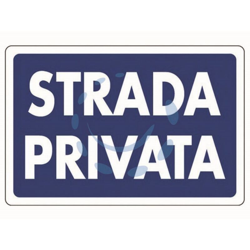 Image of Nextradeitalia - 10PZ cartello strada privata - CM.30X20H.