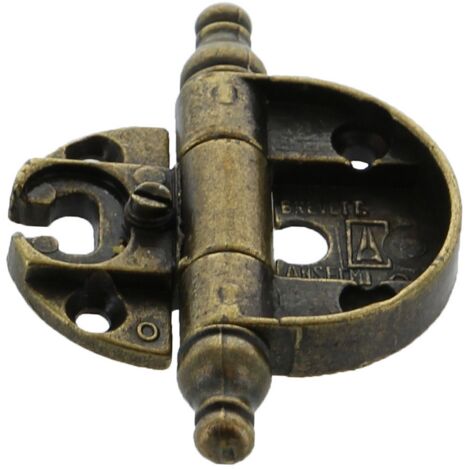 10PZ CERNIERE PER MOBILI ART.A0056 BRONZATA ANTICHIZZATA