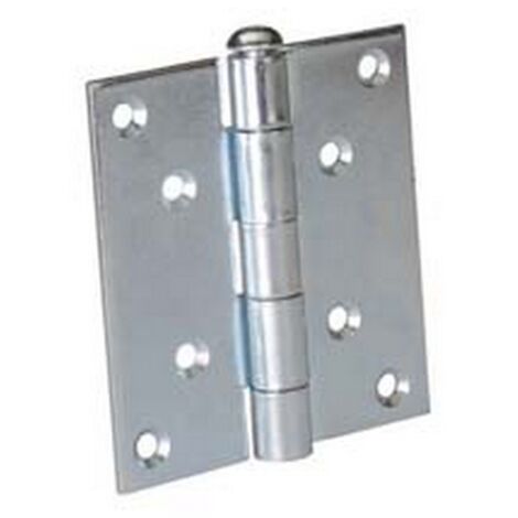 10PZ CERNIERE QUADRE PESANTI PERNO SFILABILE ART.127 - mm.76x76x2
