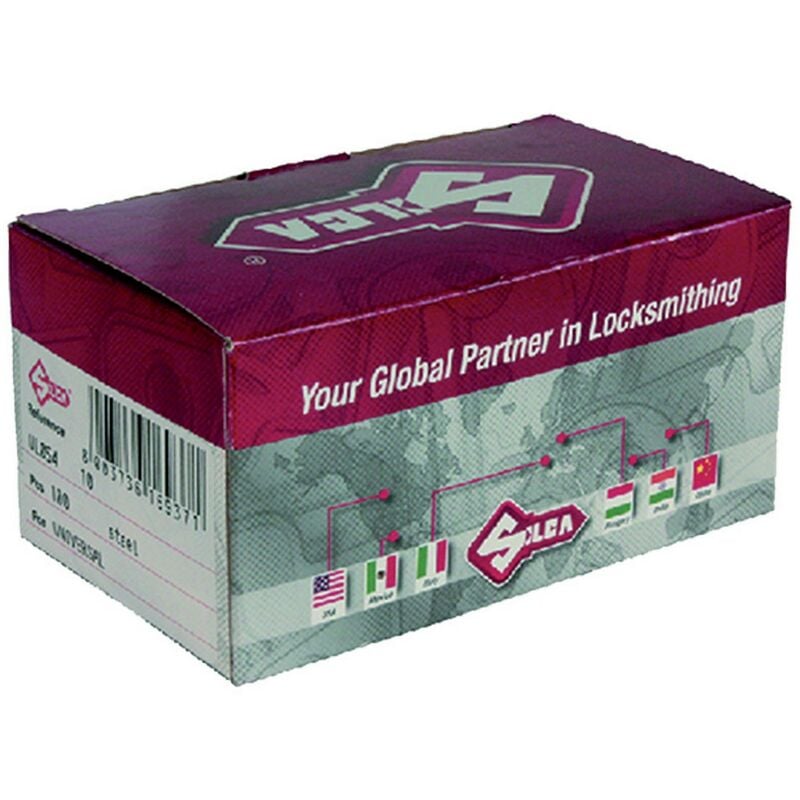 10PZ chiavi acciaio CB85