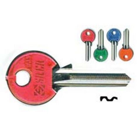 10PZ chiavi cilindri 5 spine piccole cs7nsl cs7nsl dx slim fluo colori assortiti