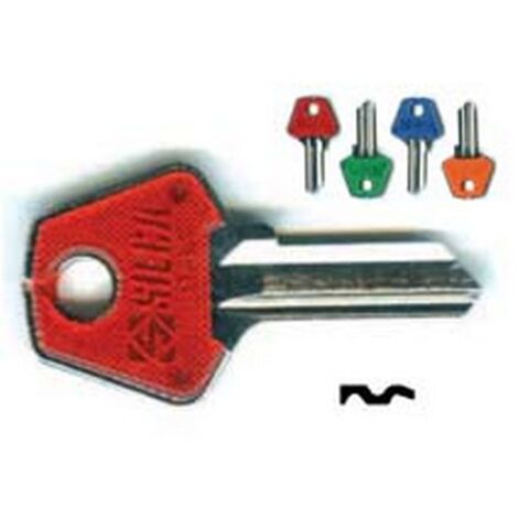 10PZ CHIAVI CILINDRI MERONI 4 SPINE PICCOLE MER1SL MER1SL DX slim fluo colori