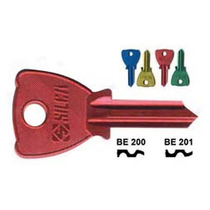 10PZ chiavi per cilindri 4 spine grandi - BE201U