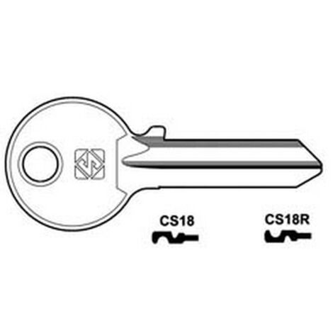 10PZ CHIAVI PER CILINDRI CISA 5 SPINE GRANDI - CS18R SX