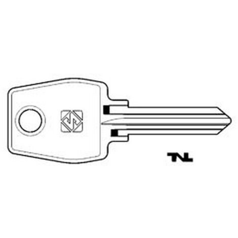 10PZ CHIAVI PER CILINDRI EURO LOCKS 10 SPINE PICCOLE EU1R - EU1R SX