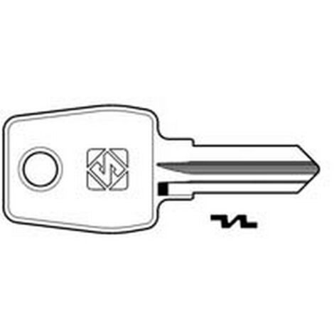 10PZ CHIAVI PER CILINDRI EURO LOCKS 5 SPINE PICCOLE EU13R - EU13R