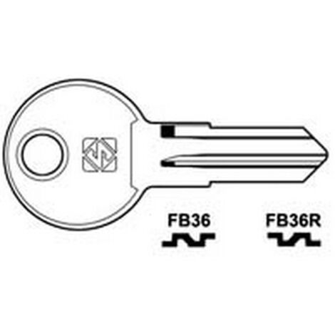 10PZ CHIAVI PER CILINDRI FAB 5 SPINE PICCOLE - FB36 DX