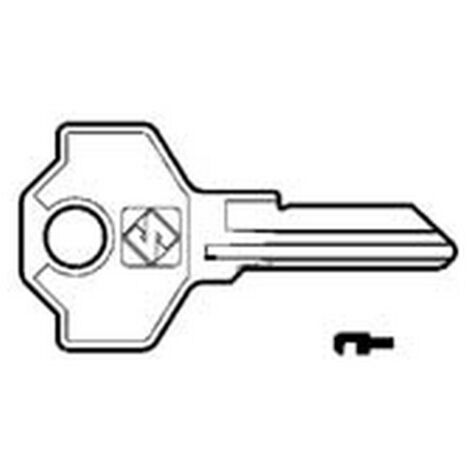 10PZ CHIAVI PER CILINDRI GIUSSANI 4 SPINE PICCOLE GS13 - GS13 DX