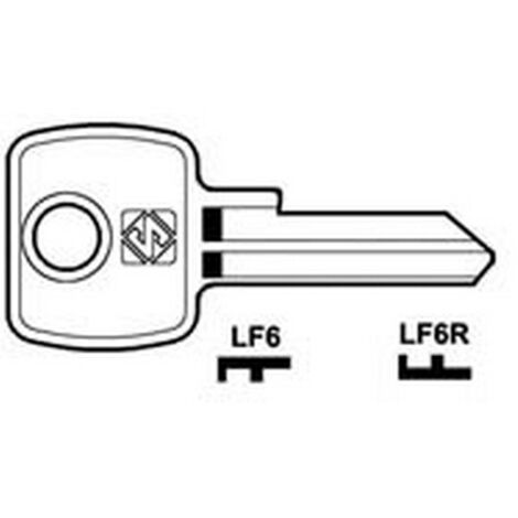 10PZ CHIAVI PER CILINDRI L&F 5 SPINE PICCOLE - LF6 DX