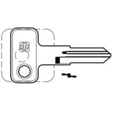 10PZ CHIAVI PER CILINDRI MERONI 3 SPINE GRANDI MER33R - MER33R
