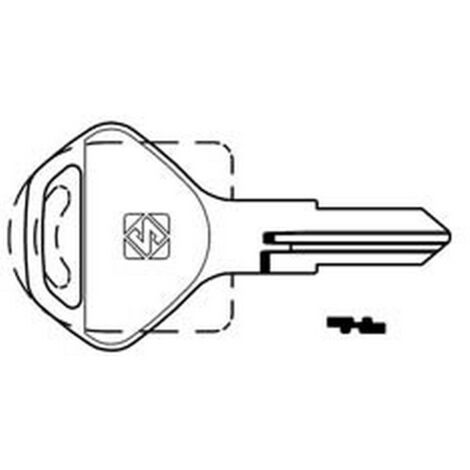 10PZ CHIAVI PER CILINDRI MERONI 4 SPINE PICCOLE MER44R - MER44R