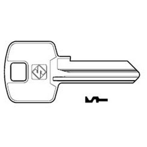 10PZ CHIAVI PER CILINDRI MERONI 5 SPINE GRANDI MER13R - MER13R SX
