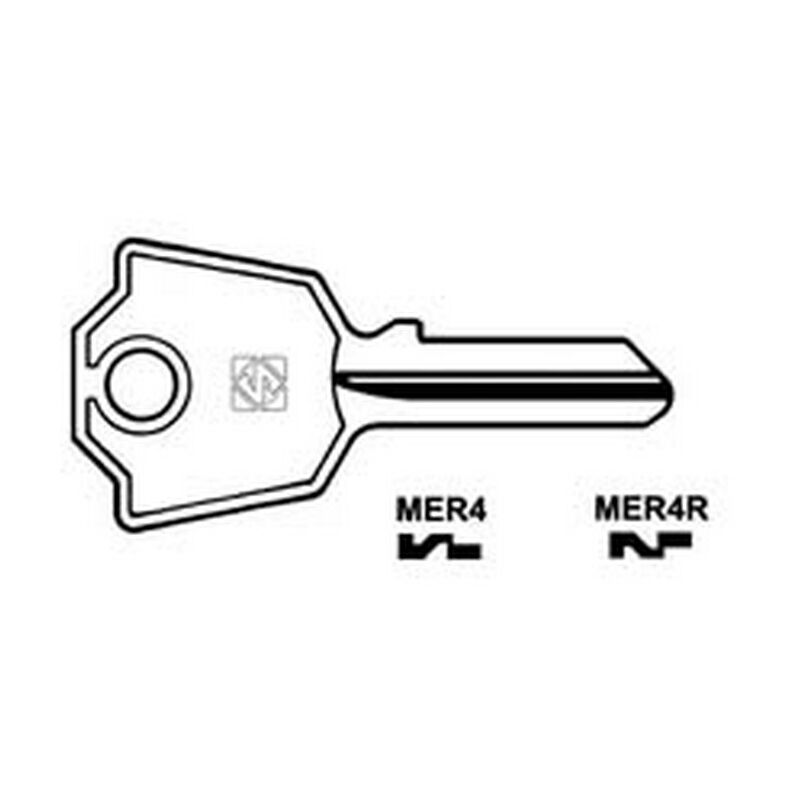 Image of 10PZ chiavi per cilindri meroni 5 spine piccole - MER4 dx