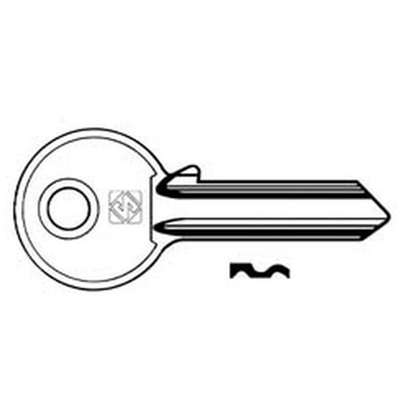 10PZ chiavi per cilindri potent 5 spine grandi PT2...