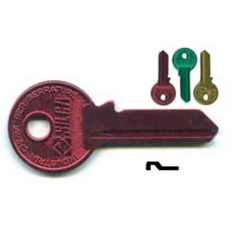 10PZ CHIAVI PER CILINDRI VIRO 5 SPINE GRANDI VI081U - VI081U SX ultralite gialle