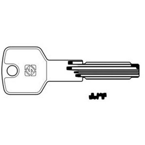 10PZ CHIAVI PUNZONATE PER CILINDRI CISA 6 SPINE CS171 - CS171